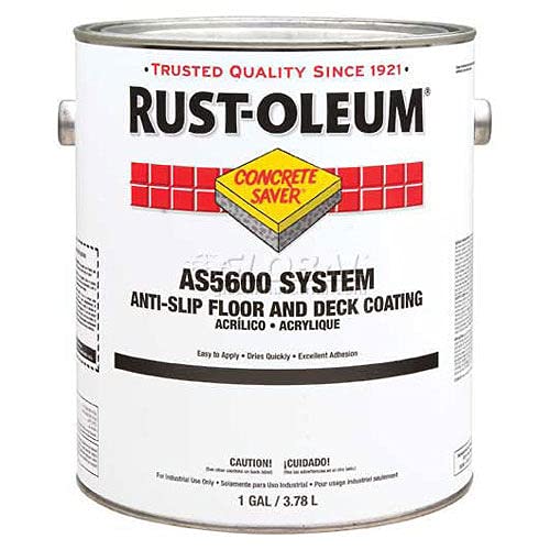 Rust-Oleum 261176 Concrete Saver AS5600 System Floor and Deck Coating With Black Finish, 1 Gal, (Lot of 2)