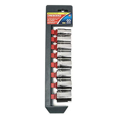 Crescent CSAS0N 8 Pc. 1/2 Drive 12 Point Standard SAE Socket Set