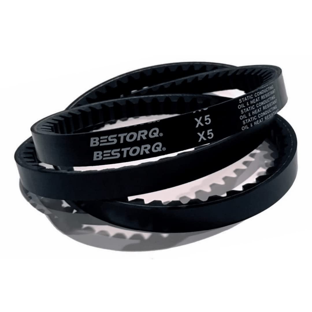 BESTORQ BX105 Rubber V-Belt Cogged Black Pack of 1