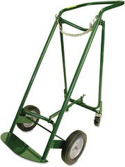 Harper Trucks MG-470C-40 Large Oxygen Hand Truck with 8-Inch Semi-Pneumatic Conductive Wheels and Two Rear Casters