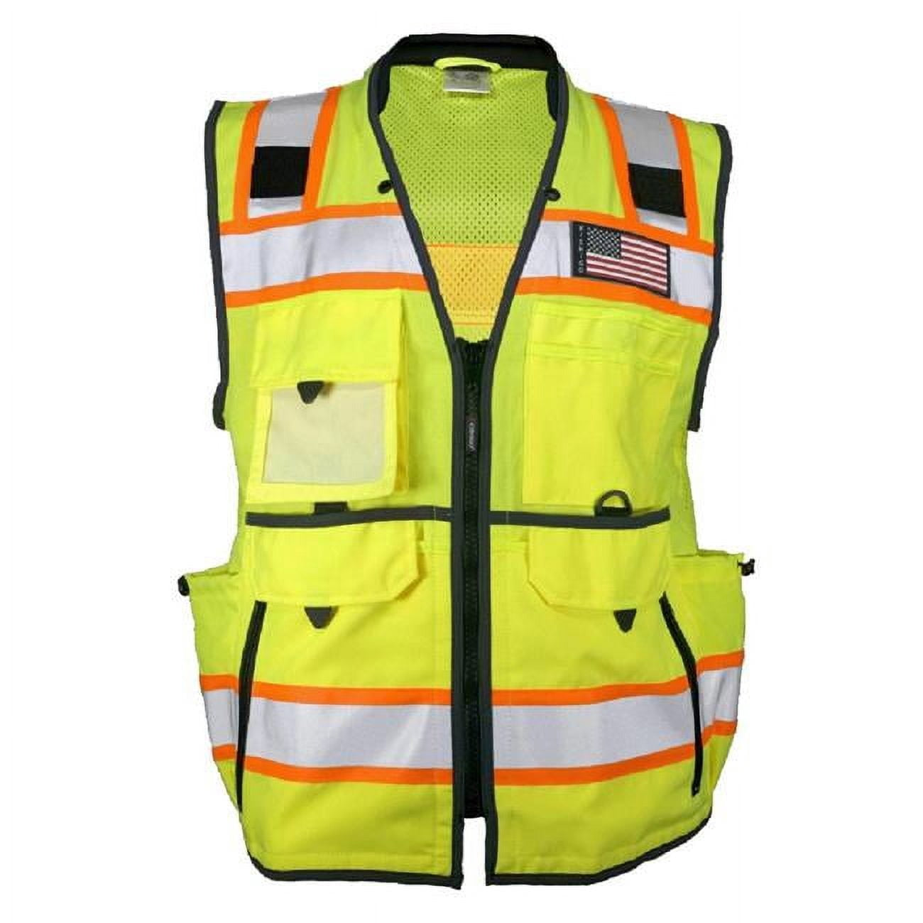 KISHIGO Kishigo 1823-XL Ultimate Construction Class 2 High-Visibility Vest (XL)