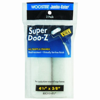 WOOSTER Wooster Brush RR313-4 1/2 Roller Cover 3/8 Inch 2 Pack