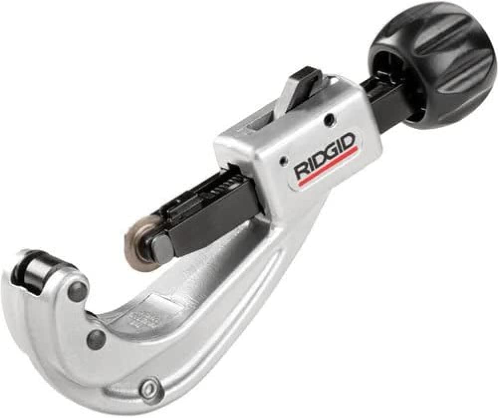 RIDGID 31637 Quick Acting Tubing Cutter with Wheel for Plastic 1/8 inch to 1-1/4 inch