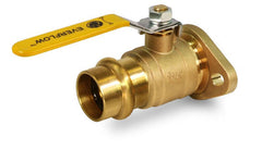 Everflow 515R112 1-1/2 Press Rotating Flange Full Port Ball Valve Less Purge w/ Gaskets & Nuts