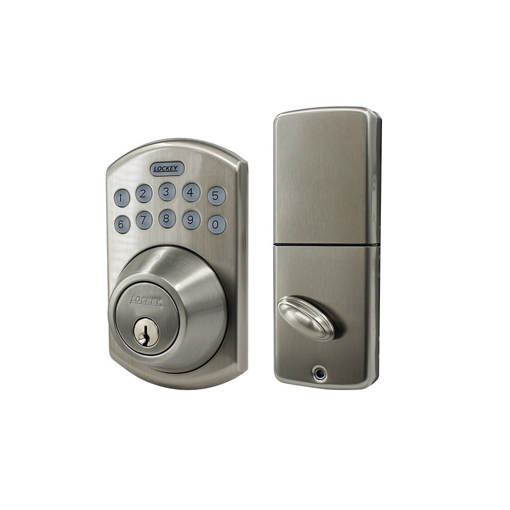 LOCKEY Lockey E915SN Electronic Keypad Deadbolt Satin Nickel