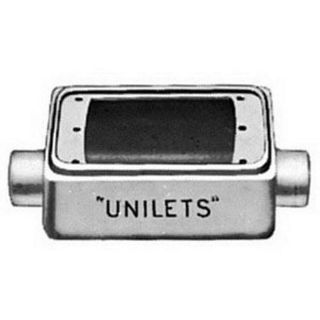 Appleton FSC175A UNILETS Heavy Duty Shallow Device Box 25 cu-in 1 Gang 2 Outlets