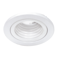 WAC Lighting HR-834-WT/WT 2.5 Low Voltage Step Baffle Trim White