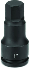 Grey Pneumatic 3938F Hex Driver Socket 3/4 Drive 1-3/16 Inch