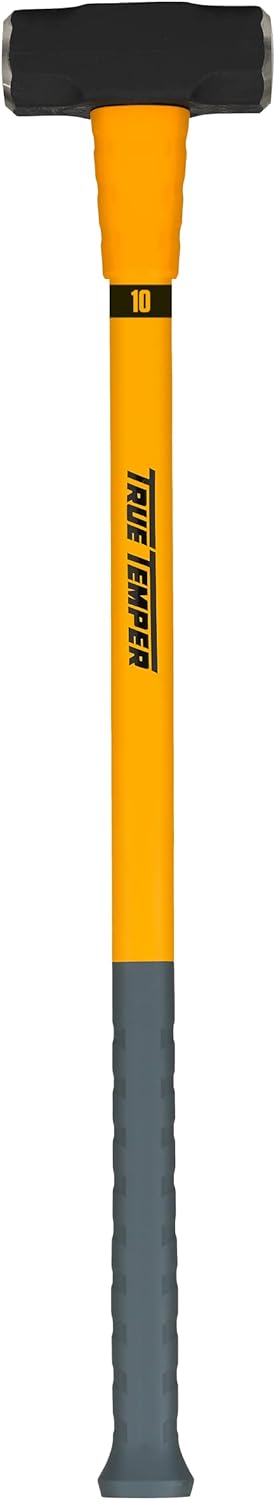 True Temper 20185100 Toughstrike Fiberglass Sledge Hammer 10 lb 35 in Handle