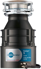 InSinkErator BADGER5W/C Badger 5 Garbage Disposal with Power Cord 1/2 HP