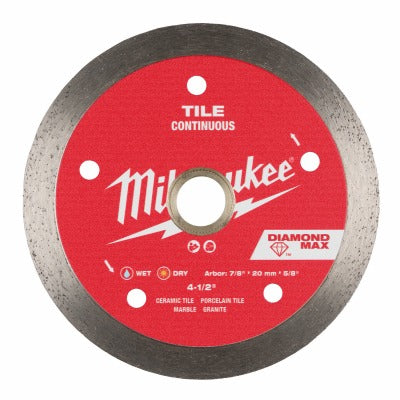MILWAUKEE Milwaukee 49-93-9204 4.5 in Continuous Rim Diamond Blade