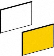 SCHNEIDER ELECTRIC Schneider Electric ZBY5102 Legend Plate Insert Blank