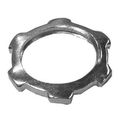 Appleton L-200 L Series Standard Conduit Locknut, 3/4 in NPSL, For Use With Threaded Conduit/Connectors