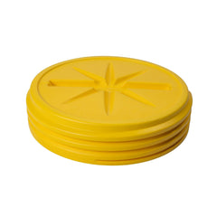 Eagle 1600SL 30 Gallon High Density Polyethylene Lab Pack Barrel Drum Screw-On Lid Yellow