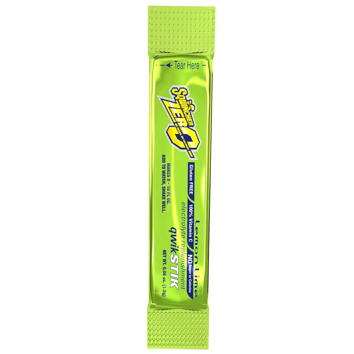 Sqwincher 159060205 Qwik Stik ZERO Sugar 0.06 oz Pack Lemon-Lime