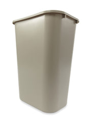 Rubbermaid FG295700BEIG Waste Basket Large Rectangular Trash Can 10 Gallon Replacement MPN