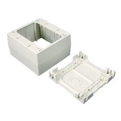 WIREMOLD WIREMOLD NM2044-2FW Extra Deep Device Box 2-Gang