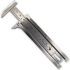 General Tools 132ME 3-Inch English and Metric Pocket Sliding Bar Caliper