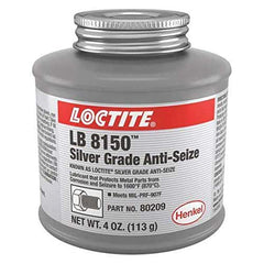 Loctite 235092 Silver Grade Anti-Seize Lubricant 4 Oz Can