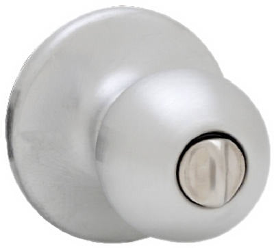 KWIKSET Kwikset 93001-875 Polo Privacy Knob Lockset Satin Nickel