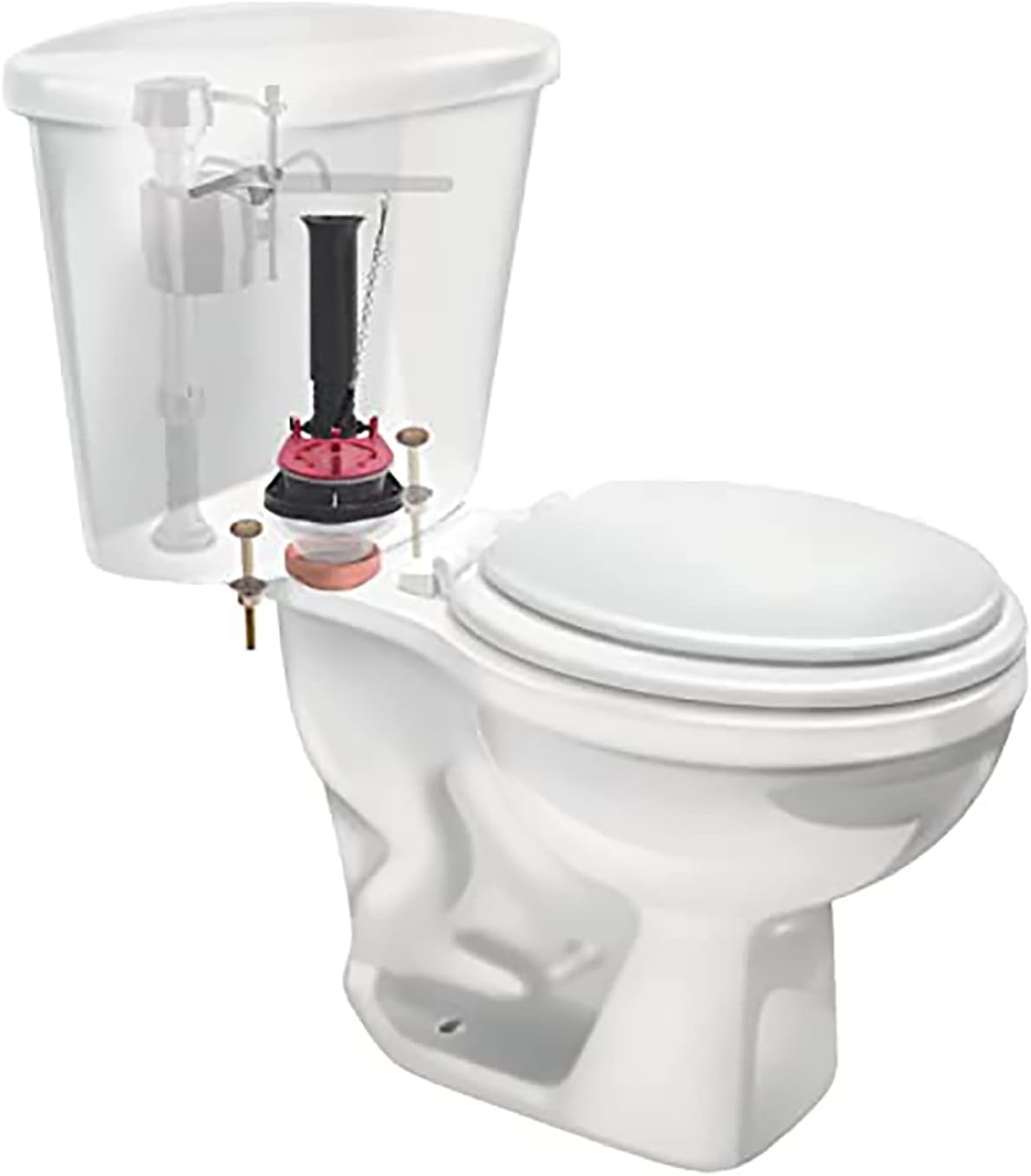 Fluidmaster 540AKRP5 Adjustable Toilet Flush Valve Repair Kit (Pack of 1)