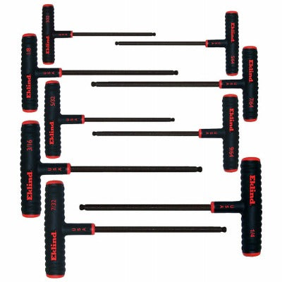 EKLIND Eklind Tool Co 60809 Ball-hex T-key Set 9 Piece