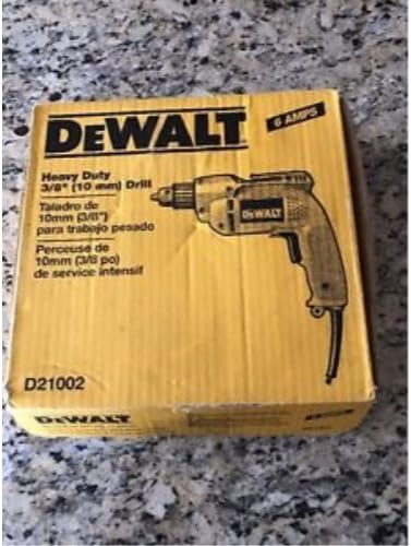 DEWALT DWE1014 Corded Drill with Keyed Chuck, 7.0-Amp, 3/8-Inch