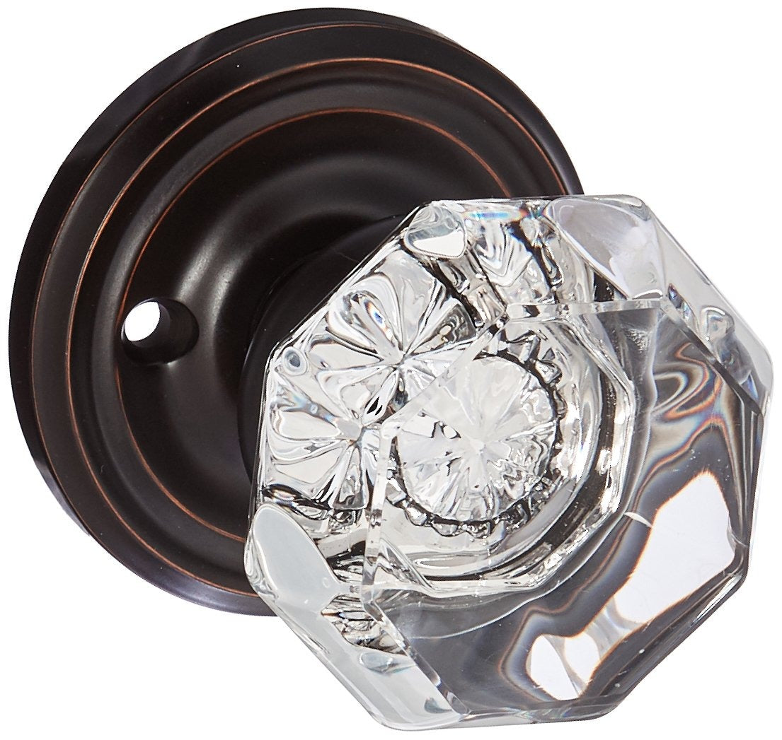 EMTEK Emtek 8100OTUS10B Old Town Crystal Passage Door Knob