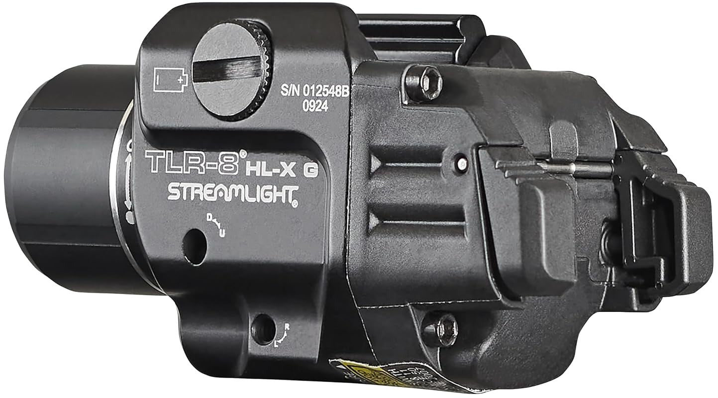 STREAMLIGHT Streamlight 69475 TLR-8 HL-X G 1000 Lumen Rechargeable Rail-Mounted Weapon Light (SL-B9)