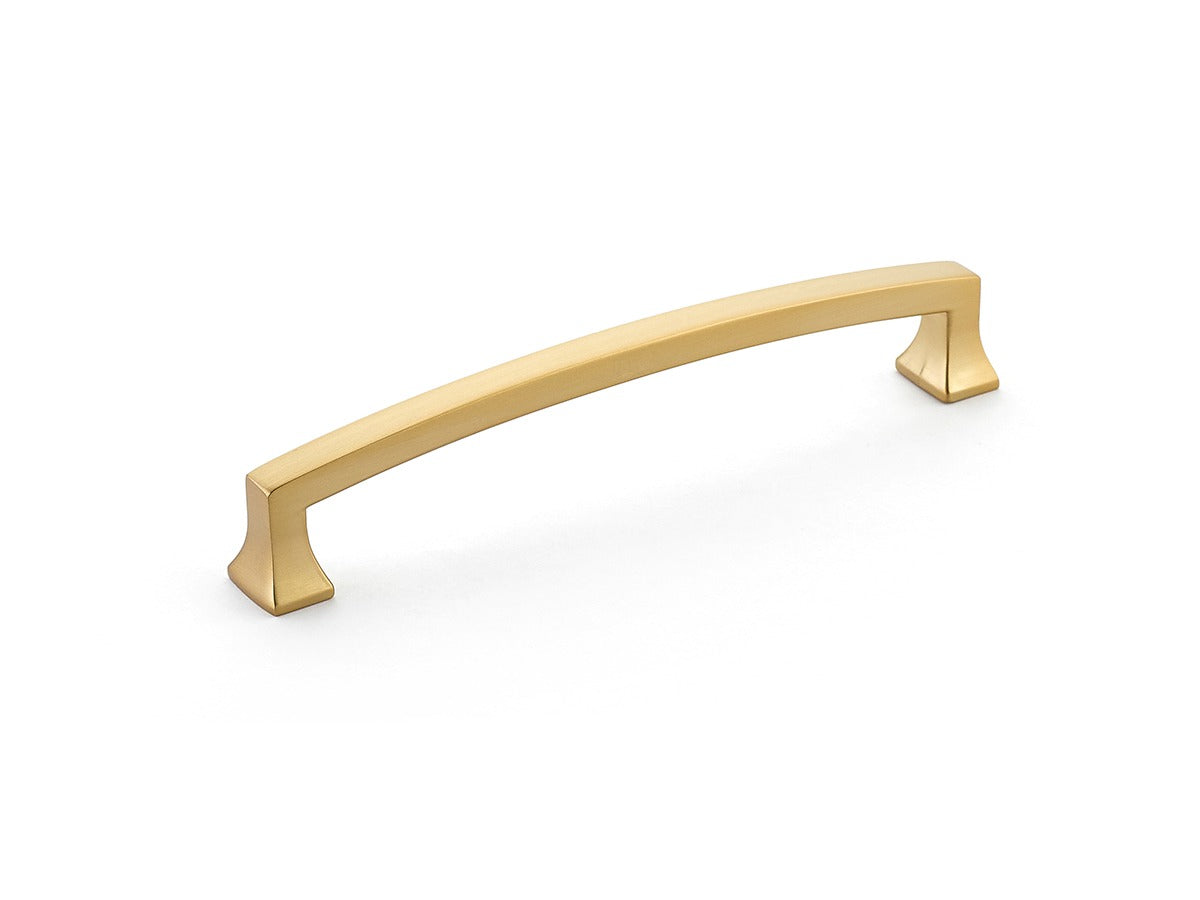 SCHAUB Schaub 541-SSB Cabinet Pull 6 in Menlo Park Satin Brass