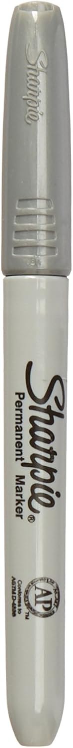 Sharpie 39013 Permanent Marker Fine Point Nontoxic Metallic Silver