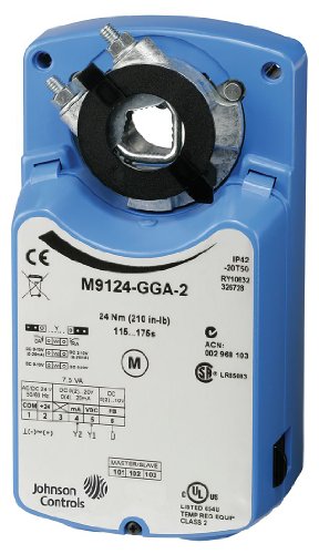 Johnson Controls M9124-AGC-2 Electric Non-Spring Return Actuator 24V 210 lb-in Torque