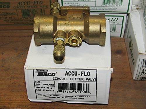 Taco ACUF-075-AT-2 3/4 NPT Accu-Flo Balancing Valve