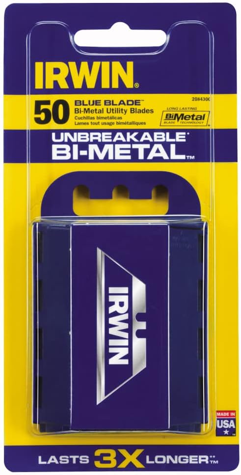 IRWIN 2084300 Utility Knife Bi-Metal Blade 50PK