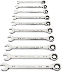 Gearwrench 86958 Set Wr Rat Comb 12Pt 90T 10Pc Sae