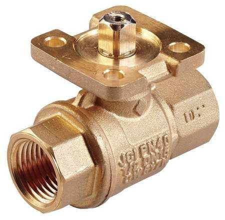 Johnson Controls VG1245ESH938BGA Two-Way Stainless Steel Trim NPT Ball Valve Thermal Barrier Open Non-Spring Return Actuator