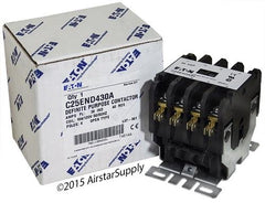 Eaton C25END430A Furnas 42BF25AFBBQ - Replaced by Eaton / Cutler Hammer C25END430A 50mm DP Contactor , 4-Pole , 30 Amp , 120 VAC Coil Voltage