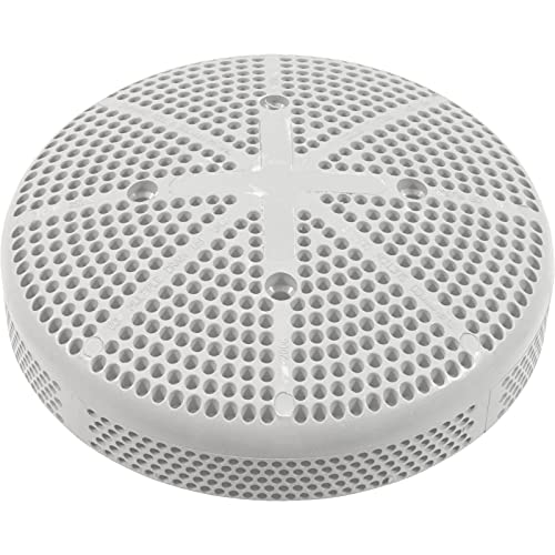 Custom Molded Products 25215-000-003 Gunite Spa Suction Cover, 6 Inches, 190 GPM, White