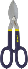 IRWIN 22010 Tools Tinner's Snip Flat Blade 10-inch