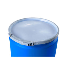 Eagle 1610MB 14 Gallon High Density Polyethylene Lab Pack Barrel Drum with Lever-Lock Lid Blue