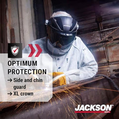 Jackson Safety 14230 Quad500 Face Shield with Shade 5 IR Welding Visor