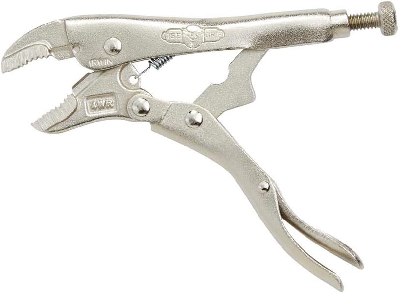 Irwin Tools 1002L3 Vise-Grip Original Curved Jaw Locking Pliers with Wire Cutter 4 Inches