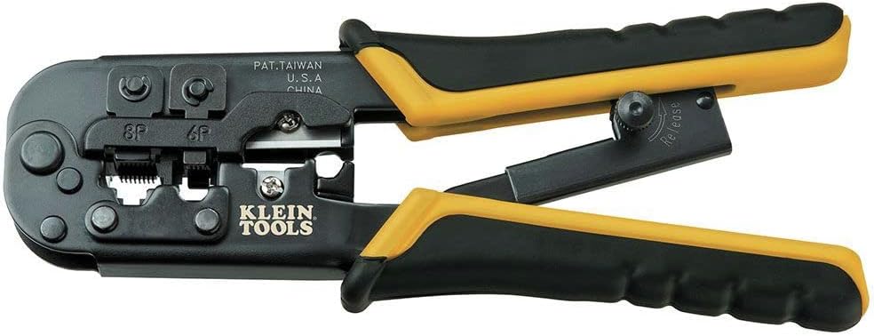 Klein Tools VDV226-011-SEN Ratcheting Crimper 28-22 AWG 7.5 Inch