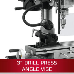 Jet 350018 Mill Drill Machine, 2 HP, R-8 Taper