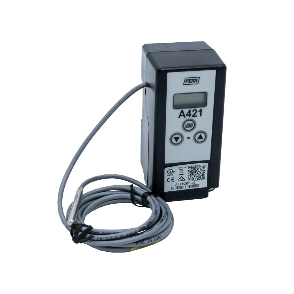 Johnson Controls A421GBF-02C A421 Series Low-Voltage Type 1 Electronic Temperature Control A99Bb-200C Temperature Sensor 6.5 ft