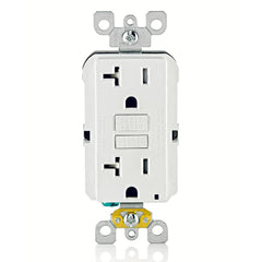 Leviton GFTR2-W Self-Test SmartlockPro Slim GFCI Tamper-Resistant Receptacle 20A 125V