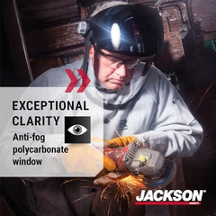 Jackson Safety 14230 Quad500 Face Shield with Shade 5 IR Welding Visor