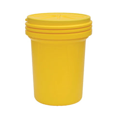 Eagle 1600SL 30 Gallon High Density Polyethylene Lab Pack Barrel Drum Screw-On Lid Yellow