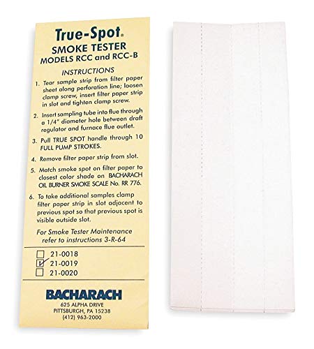 Bacharach 21-0019 Filter Smoke Paper (10 Sheets Of 4) Pieces Are About 1/2 Square Replaces 21-1002