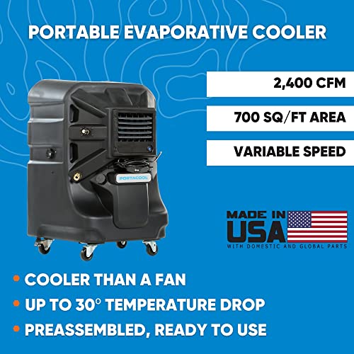 Portacool PACJS2201A1 Jetstream 220 Portable Evaporative Cooler 2400 cfm 1/4 HP